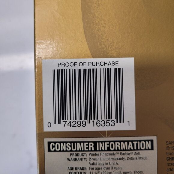 Barbie Avon Winter Rhapsody Special Edition 16353 Mattel 1996 NRFB Bonde Pink - Picture 8 of 16